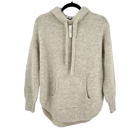 Madewell Wilmington Hoodie Sweater in Beige NB371 - Picture 3 of 11
